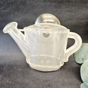 Vintage 60's Plastic Plant Rooter Hanging Watering Can Vase Suction To Window